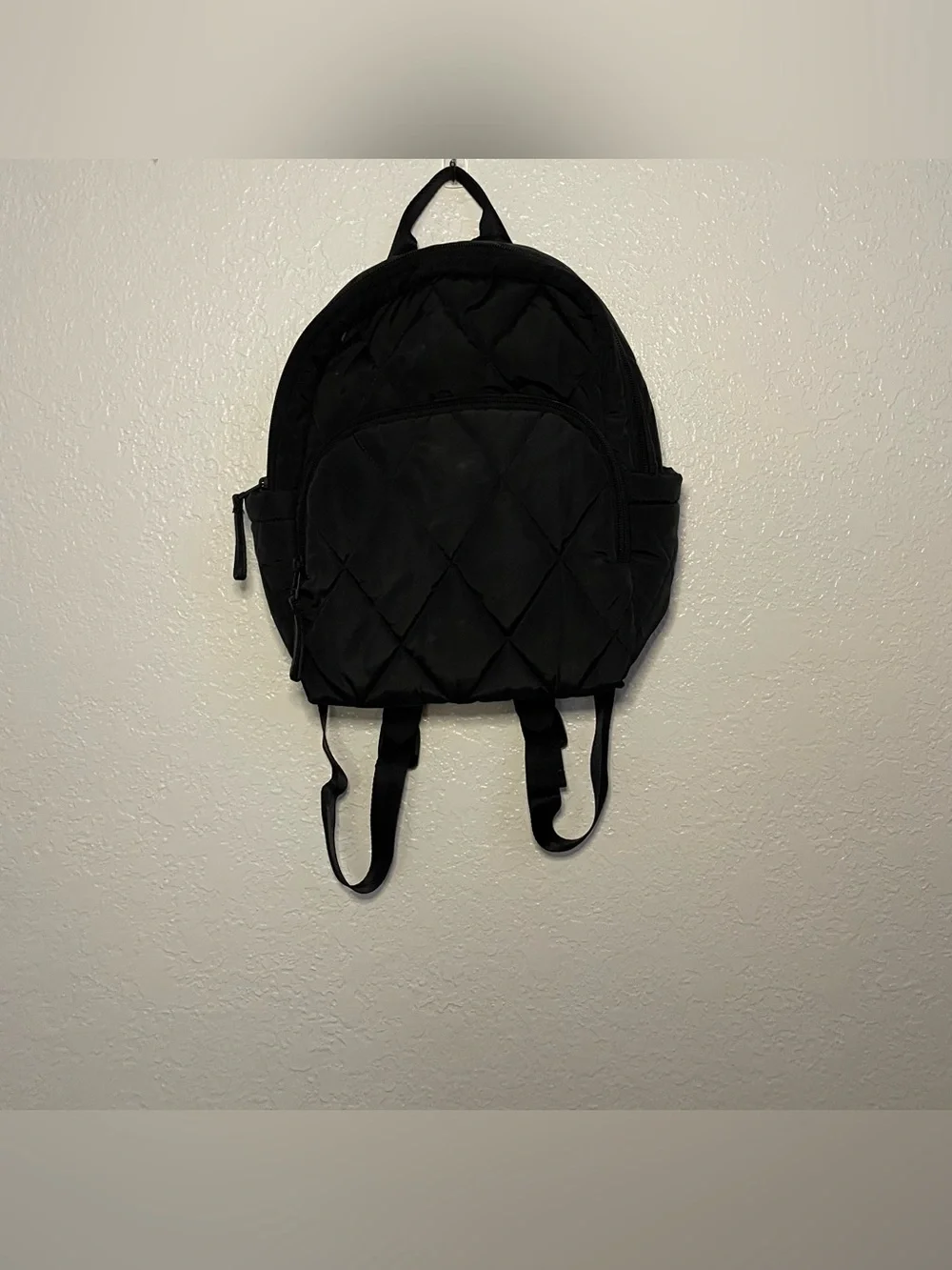 Vera Bradley mini Women’s Black Quilted Backpack - Classic Everyday Bag